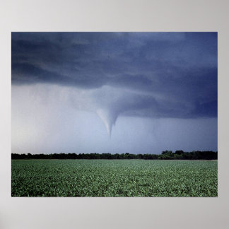 Póster Aviso de tornado