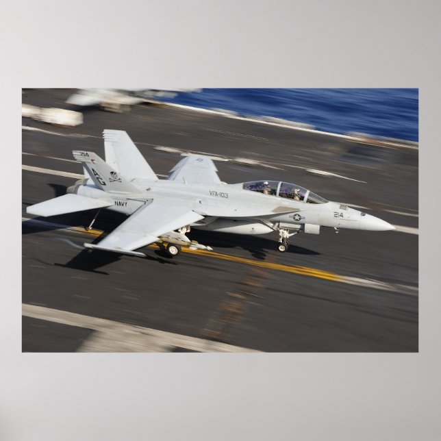 Póster Avispón estupendo F/A-18 (Frente)