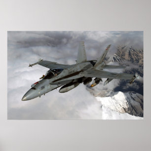 Póster Avispón FA-18
