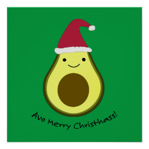 Póster Avo Merry Christhass Aguacate