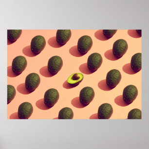 Póster Avocado Fruit Portrait