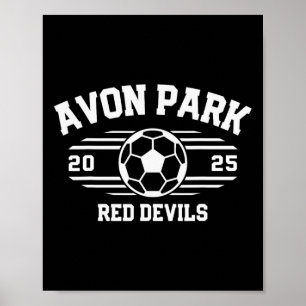 Póster Avon Park Red Devils Fútbol Byll 2025