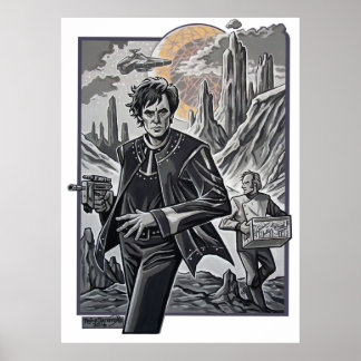 Póster Avon y Vila Blakes 7