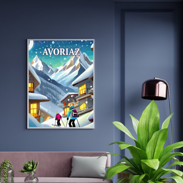 Póster Avoriaz : Poésie Hivernale dans les Cimes Alpines (Subido por el creador)