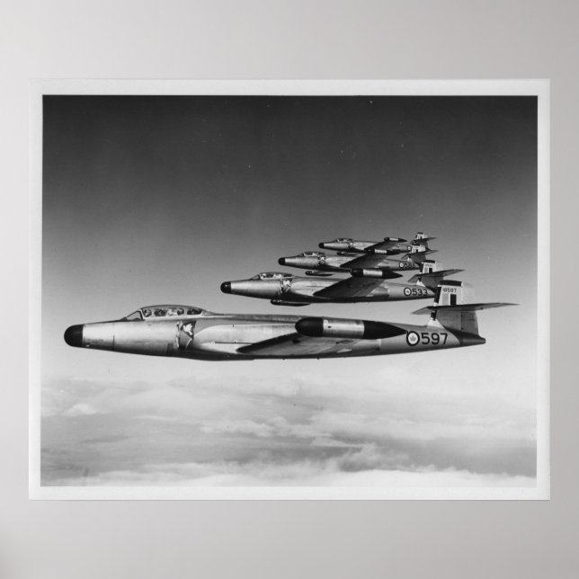 Póster Avro CF-100 Canuck (Frente)