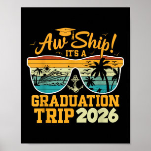Póster ¡Aw Ship! Es un viaje de graduación en crucero 202