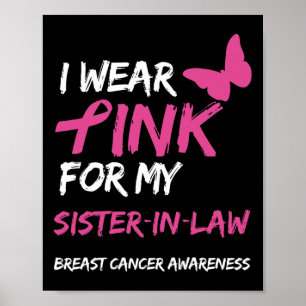 Póster Awa, uso rosado para mi cuñada con cáncer de mama