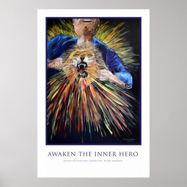 Póster Awaken, el héroe interno (Frente)