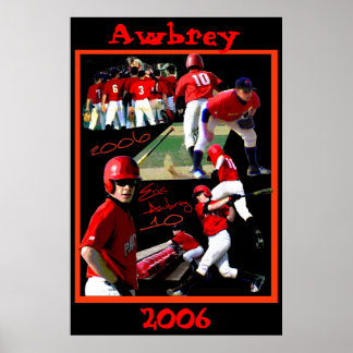 Póster Awbrey Freshman Baseball Poster