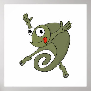 Póster Awesome Chameleon