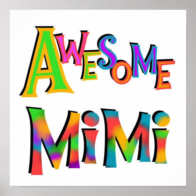 Póster Awesome Mimi T-shirts and Gifts (Frente)