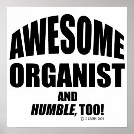 Póster Awesome Organist