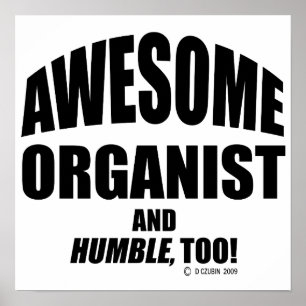 Póster Awesome Organist