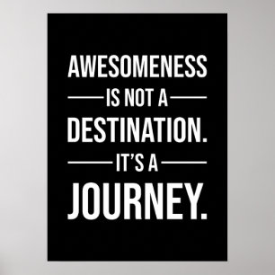 Póster Awesomeness - Gimnasio divertido, Hustle, Success