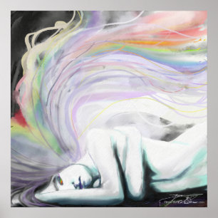 Póster Awoken - Rapunzel Dreaming