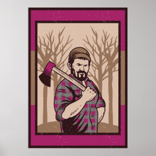 Póster Ax man