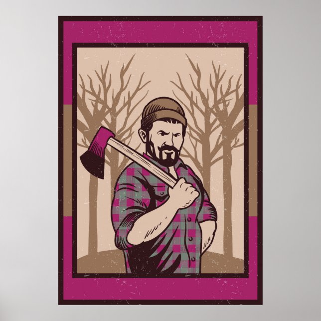 Póster Ax man (Frente)