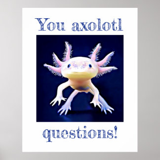 Póster Axolotl Salamander Amphibian