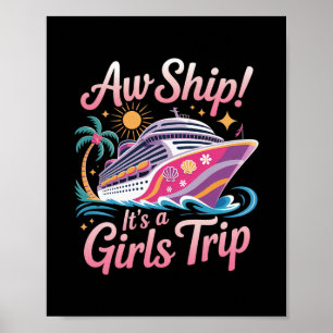Póster ¡Ay Barco! Es Un Crucero De Vacaciones De Chicas