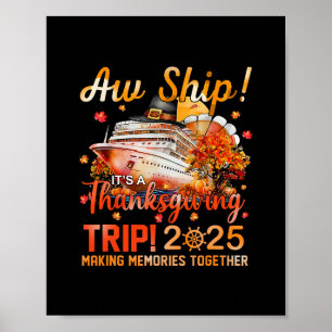 Póster Ay Barco Es Un Crucero De Viaje De Acción De Graci