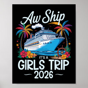 Póster Ay Barco Es Un Viaje De Chicas 2026 Crucero Coinci
