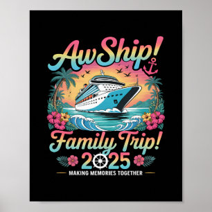 Póster Ay Barco Es Un Viaje Familiar 2025 Camiseta De Vac