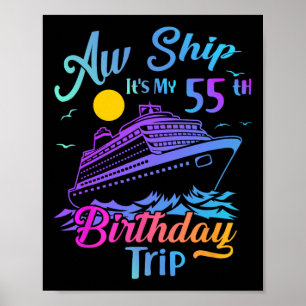 Póster Ay Caramba Es Mi Viaje De Crucero De Vacaciones Po