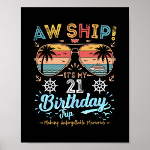 Póster ¡Ay Caramba! Es mi viaje de cumpleaños número 21