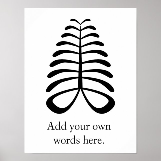 Póster AYA | Símbolo de resistencia e independencia (Frente)