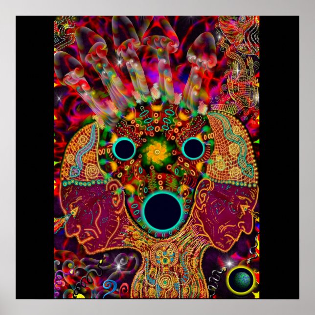 Póster Ayahuasca Espirito (Frente)