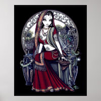 Ayanna Eastern Belly Dancer Fairy Poster