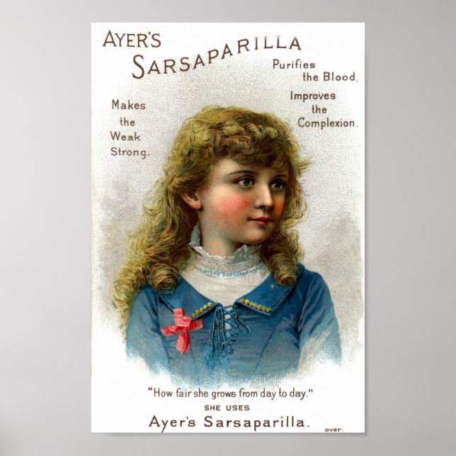 Póster Ayers Qué Justo Crece La Publicidad Vintage (Frente)