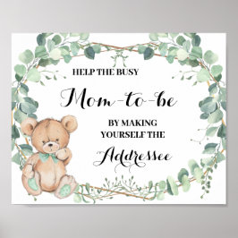 Póster Ayuda a mamá a ser directora de Bear Shower