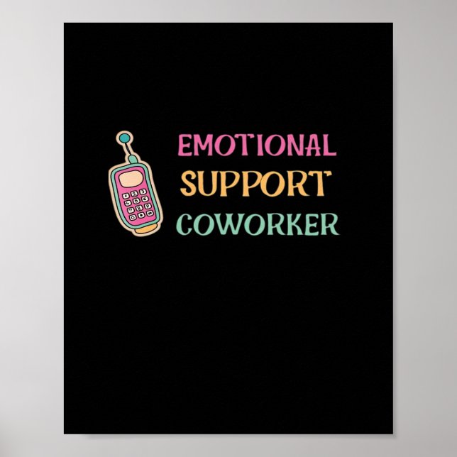 Póster Ayuda emocional Coworker Basic (Frente)