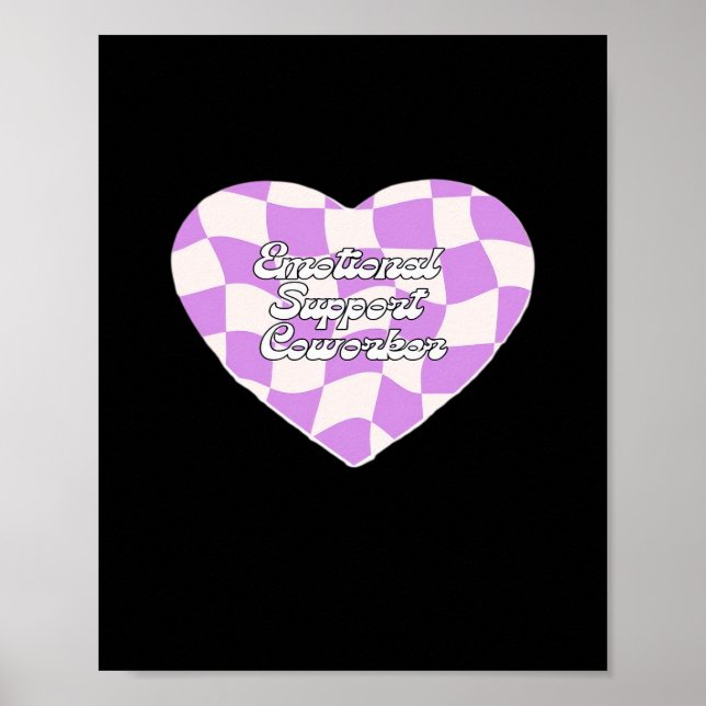 Póster Ayuda emocional Coworker Classic (Frente)