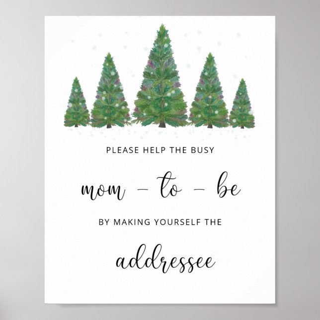 Póster Ayuda en todo el mundo a la madre ocupada que se d (Frente)