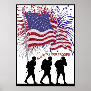 Póster Ayuda exquisita nuestro poster del soldado de las