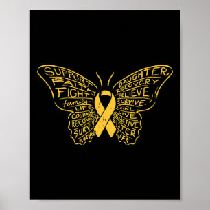 Póster Ayuda para la sensibilización sobre la mariposa de