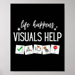 Póster Ayuda para la vida, educación especial