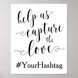 Póster Ayúdanos A Capturar El Amor - Rótulo De Etiquetas