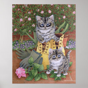 Póster Ayudantes del jardín