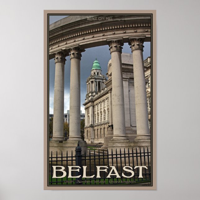 Póster Ayuntamiento de Belfast (Frente)