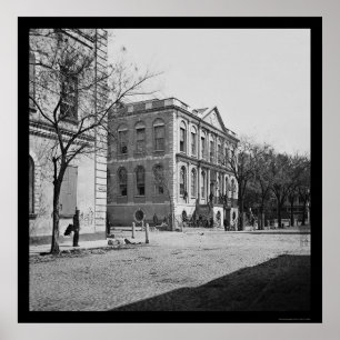 Póster Ayuntamiento de Charleston, SC 1865