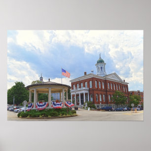 Póster Ayuntamiento de Exeter, New Hampshire