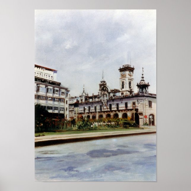 Póster Ayuntamiento de Lugo/City Council of Lugo (Frente)