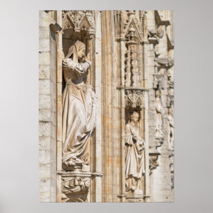 Póster Ayuntamiento en Grand Place en Bruselas, Bélgica