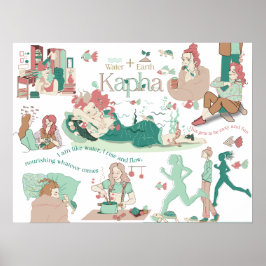 Póster Ayurveda Kapha Dosha Poster