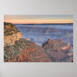 Póster AZ, Arizona, Parque Nacional del Gran Cánion, Sur 