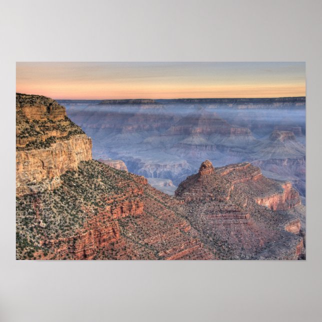 Póster AZ, Arizona, Parque Nacional del Gran Cánion, Sur  (Frente)