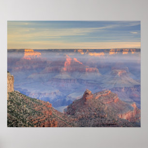 Póster AZ, Arizona, Parque Nacional del Gran Cánion, Sur 